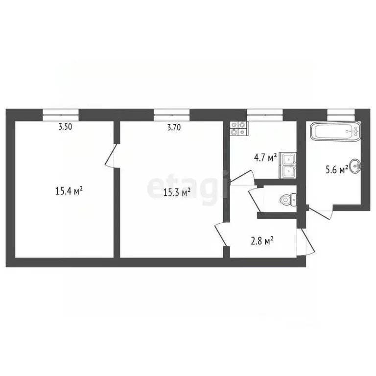 4-к кв. Крым, Симферополь ул. Жуковского (84.0 м) - Фото 2