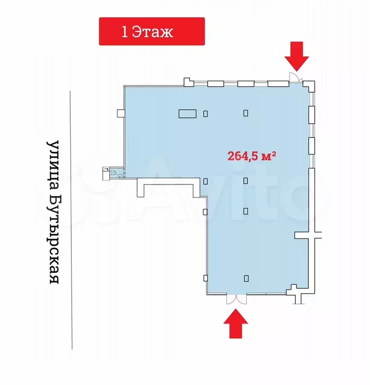 Продажа Помещения у м.Савёловская - 264,5 м - Фото 0