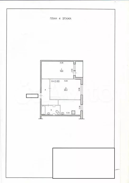 2-к. квартира, 51 м, 4/9 эт. - Фото 0