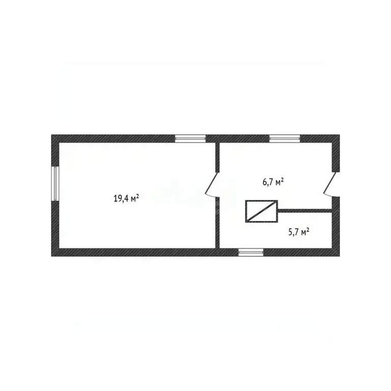 Дом в Брянская область, Жуковский муниципальный округ, с. Ржаница ул. ... - Фото 2