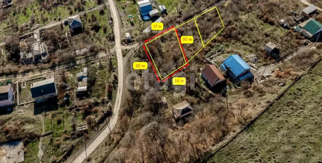 Участок в Крым, Ялта муниципальный округ, Краснокаменка пгт ул. Имени ... - Фото 1