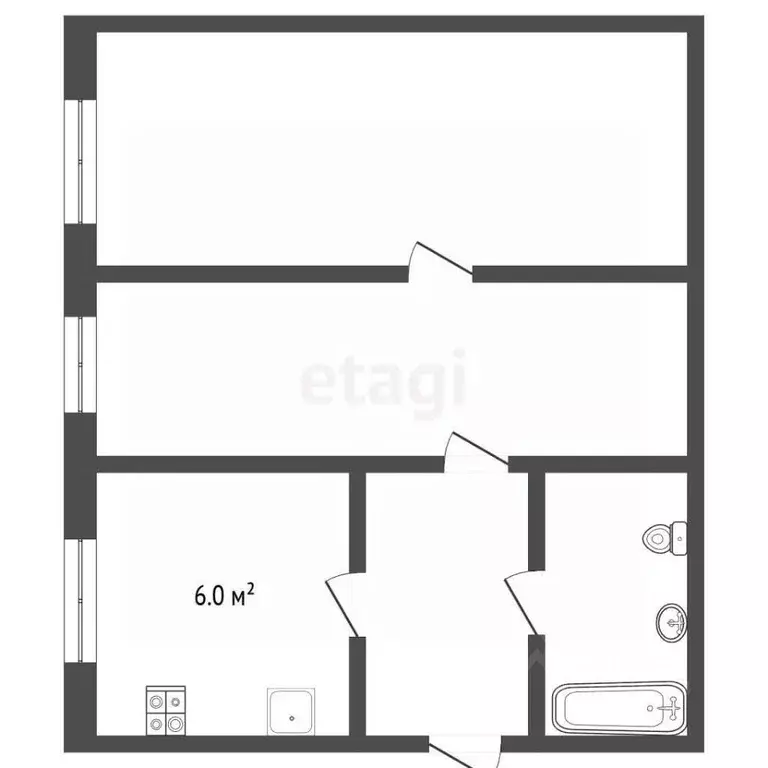 2-к кв. Крым, Евпатория ул. Красноармейская, 31/47 (34.3 м) - Фото 2