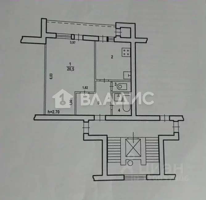 1-к кв. Волгоградская область, Волгоград Удмуртская ул., 105 (47.3 м) - Фото 2