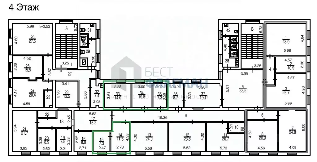Офис в Москва Цветной бул., 7С1 (14 м) - Фото 2