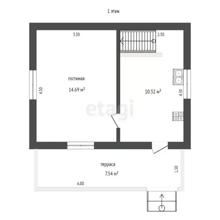 Дом в Нижегородская область, Выкса ул. Красные зори, 58 (46 м) - Фото 1