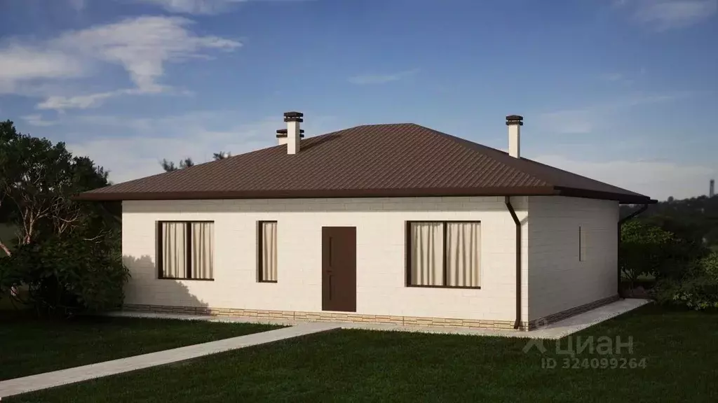 Дом в Крым, Симферопольский район, Мирновское с/пос, Домостроитель ... - Фото 1