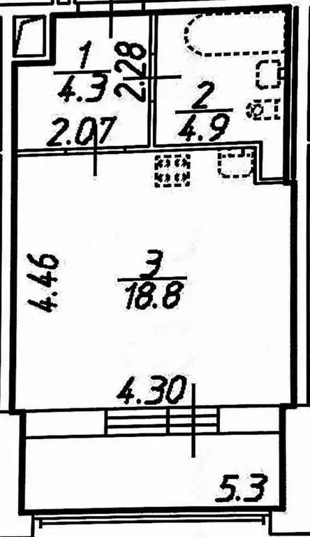 Студия Санкт-Петербург Пулковское ш., 38к7 (28.0 м) - Фото 0