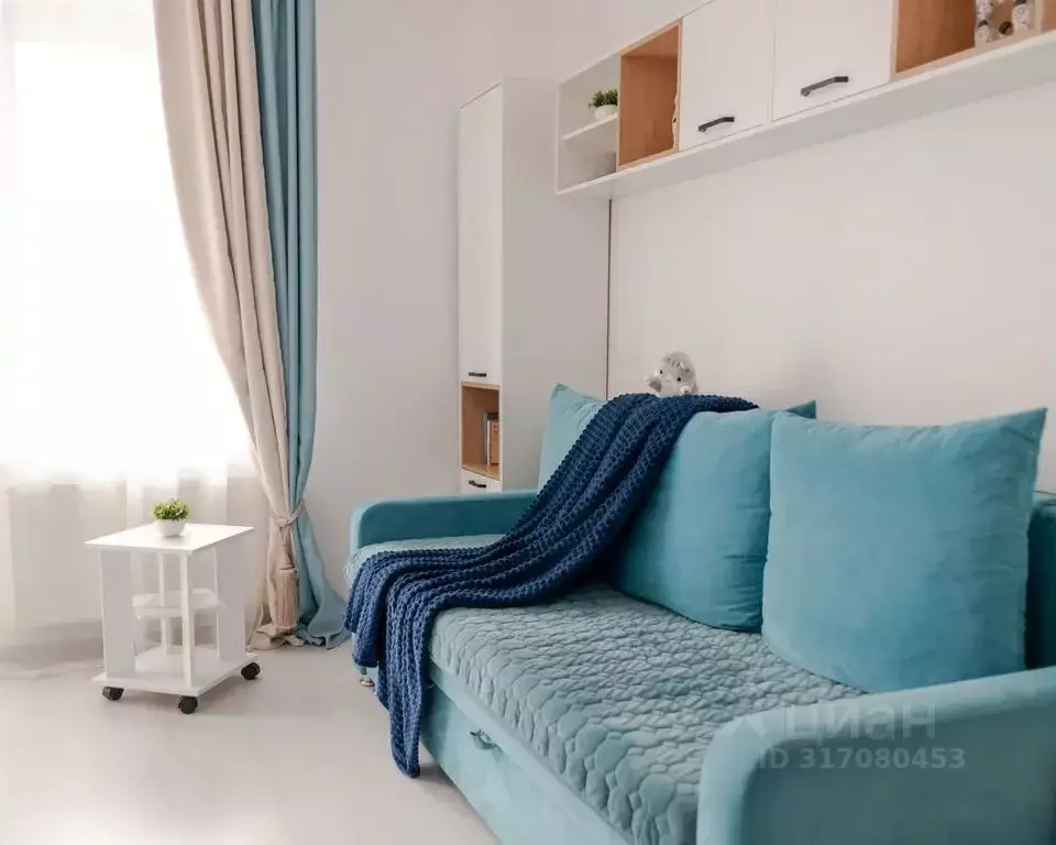 Студия Санкт-Петербург ул. Верхне-Каменская, 9к1 (25.0 м) - Фото 1