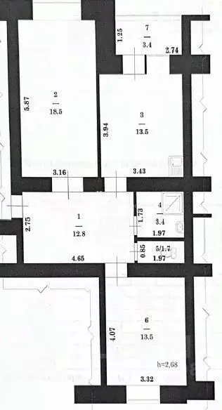 2-к кв. Ханты-Мансийский АО, Ханты-Мансийск ул. Рябиновая, 9 (63.4 м) - Фото 0