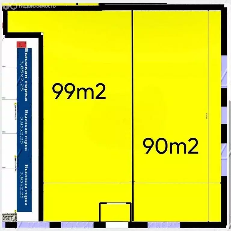 Помещение свободного назначения (99 м) - Фото 1