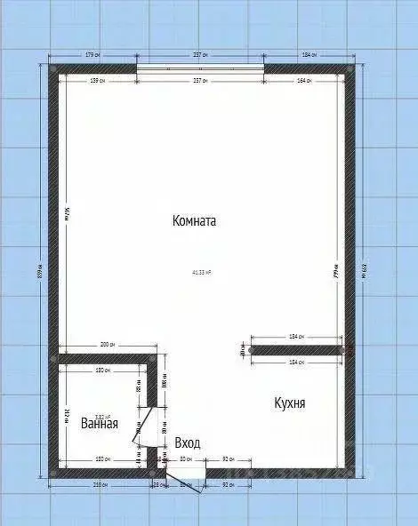Студия Приморский край, Владивосток ул. Адмирала Корнилова, 9 (18.4 м) - Фото 1