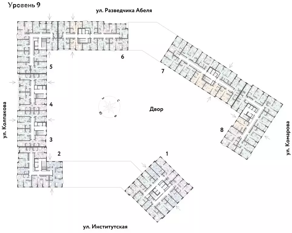 3-комнатная квартира: Мытищи, ЖК Страна.Парковая (57.65 м) - Фото 1