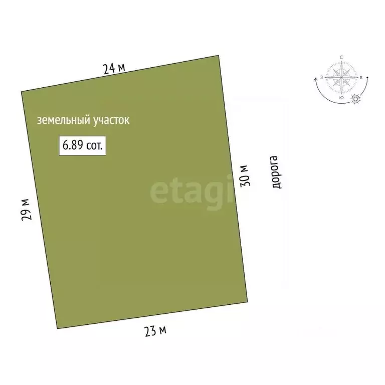 Участок в Тамбовская область, Тамбовский муниципальный округ, пос. ... - Фото 1