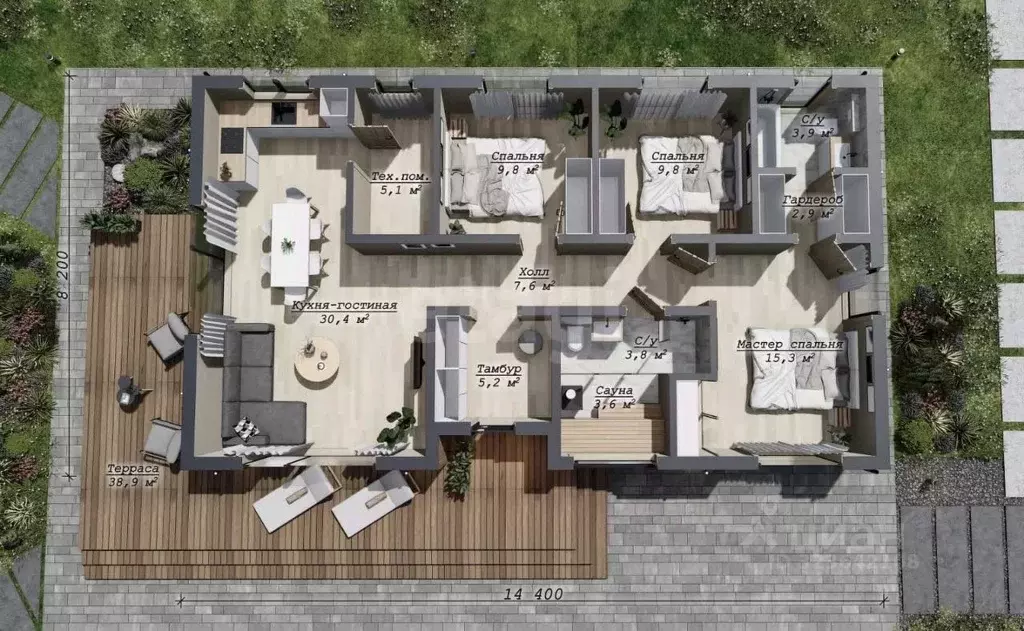 Дом в Омская область, Омский район, Пушкинское с/пос, д. Ракитинка, ... - Фото 2