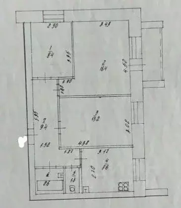 3-к кв. Кировская область, Киров с. Макарье, ул. Школьная, 3 (59.9 м) - Фото 1