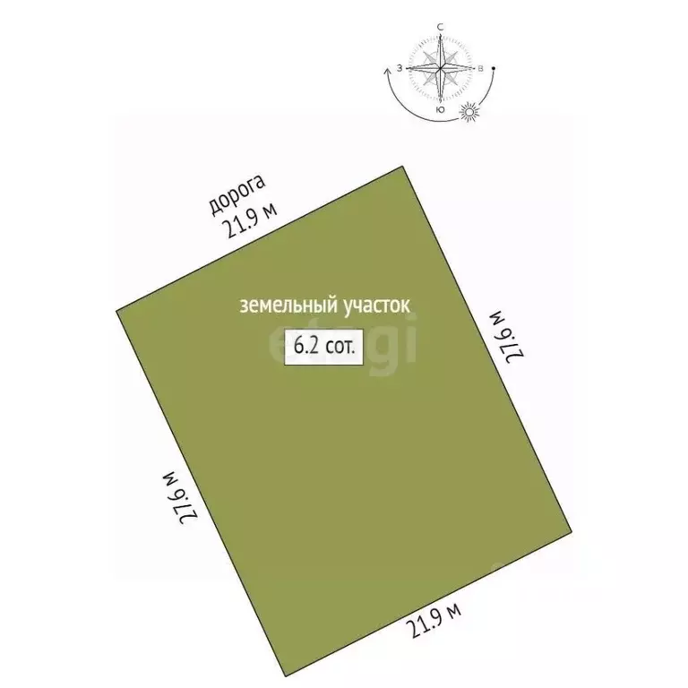 Участок в Крым, Симферопольский район, Кольчугинское с/пос, с. ... - Фото 2