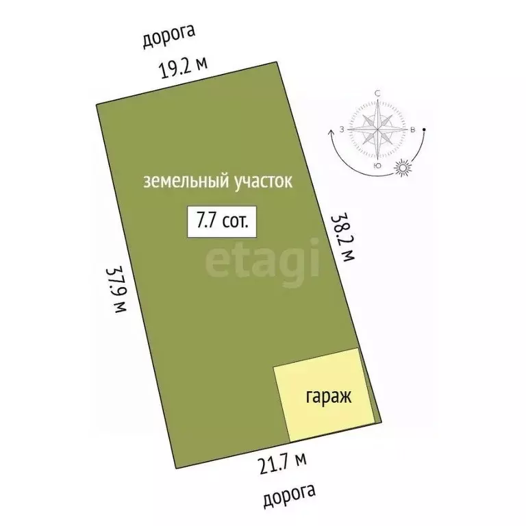 Участок в Тюменская область, с. Ярково ул. Светлая (7.68 сот.) - Фото 2