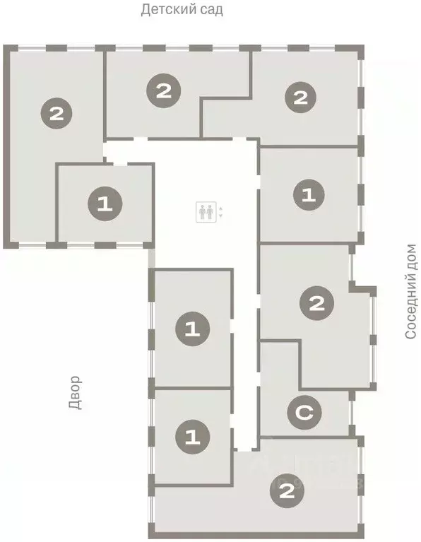 2-к кв. Свердловская область, Екатеринбург пер. Торфяной, 4 (54.4 м) - Фото 2