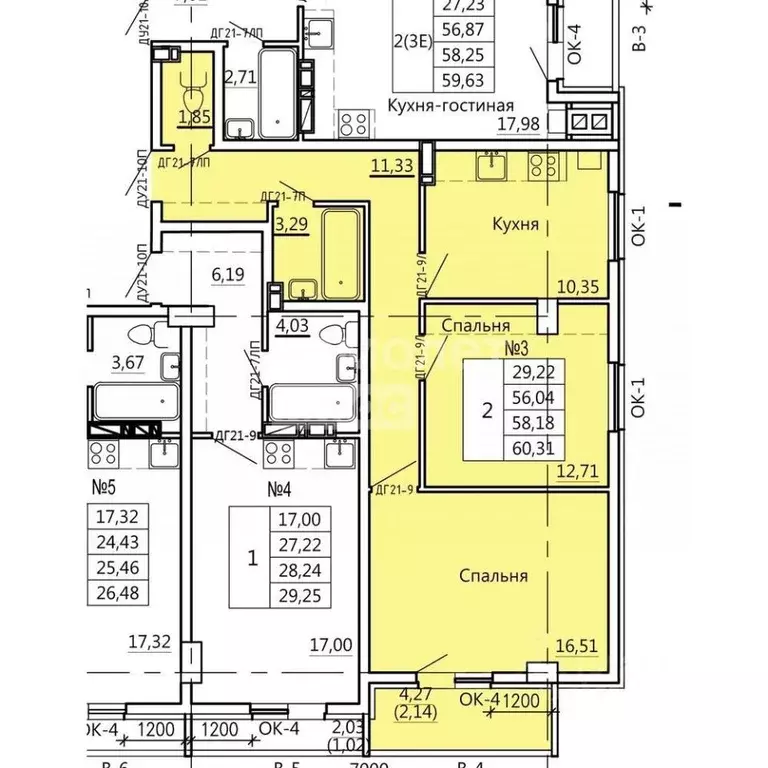 4-к кв. Курская область, Курск Театральная ул., 14 (70.25 м) - Фото 0