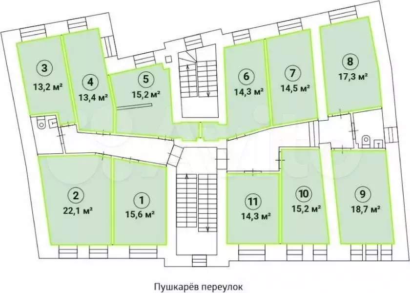 Продажа (ПСН) пл. 15.2 - 37.3 м2 м. Трубная в - Фото 0