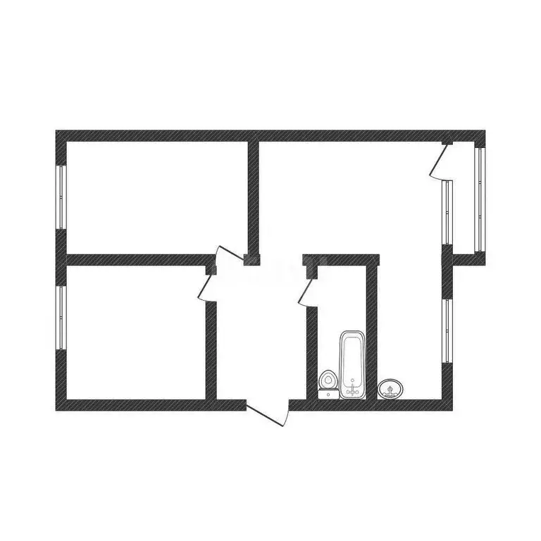 3-комнатная квартира: Бийск, улица Ильи Мухачёва, 260 (63.5 м) - Фото 1