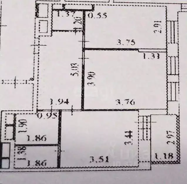 2-к кв. Московская область, Пушкино ул. Просвещения, 8к2 (58.0 м) - Фото 1
