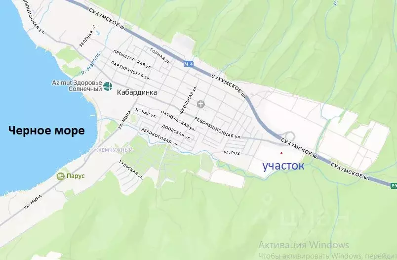 Участок в Краснодарский край, Геленджик городской округ, с. Кабардинка ... - Фото 1