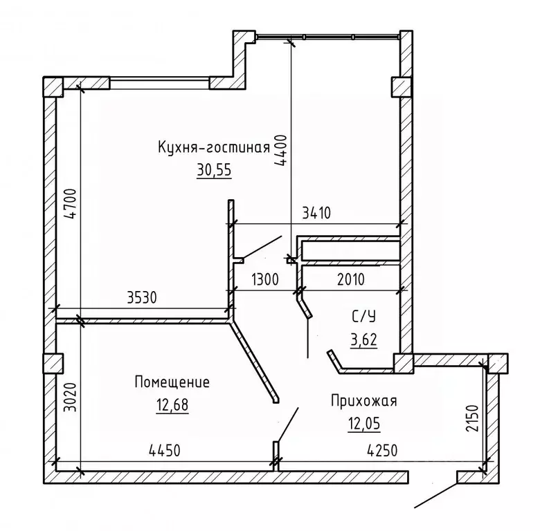 2-к кв. Кабардино-Балкария, Нальчик ул. Тлостанова (58.8 м) - Фото 2