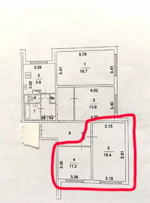 4-к кв. Москва Алтуфьевское ш., 82 (98.0 м) - Фото 0