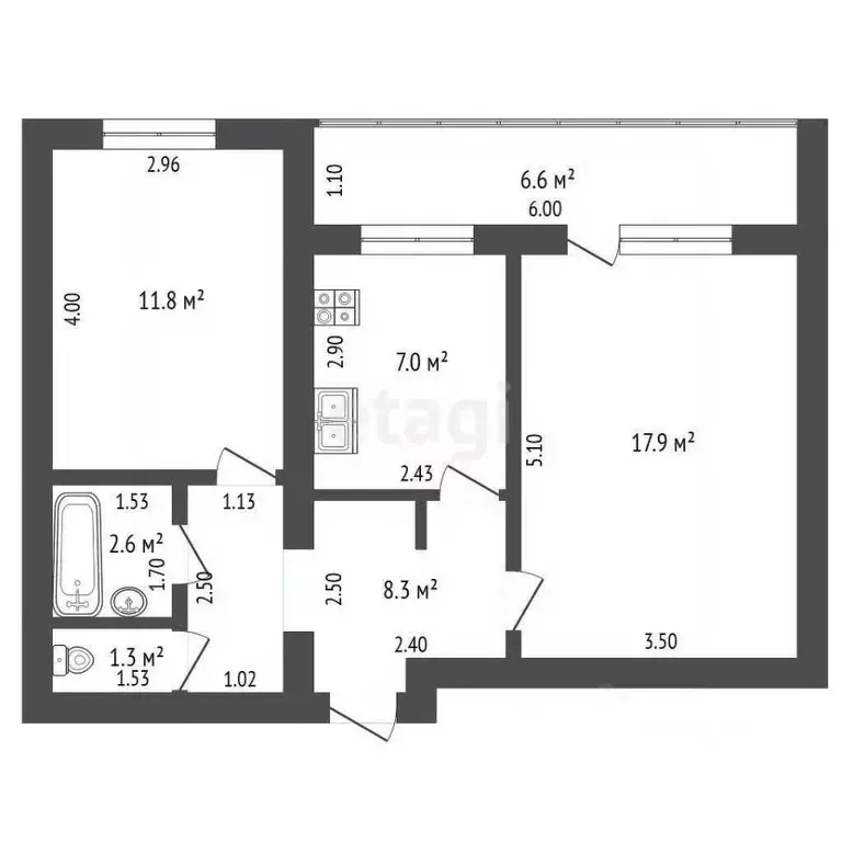 2-к кв. Краснодарский край, Геленджик городской округ, с. Кабардинка ... - Фото 2