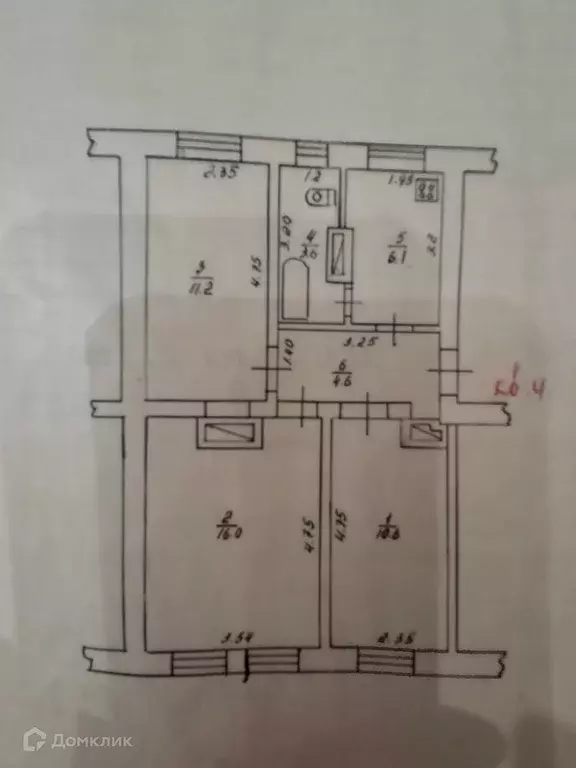 Продаётся 3-к квартира, 52.1 м - Фото 1