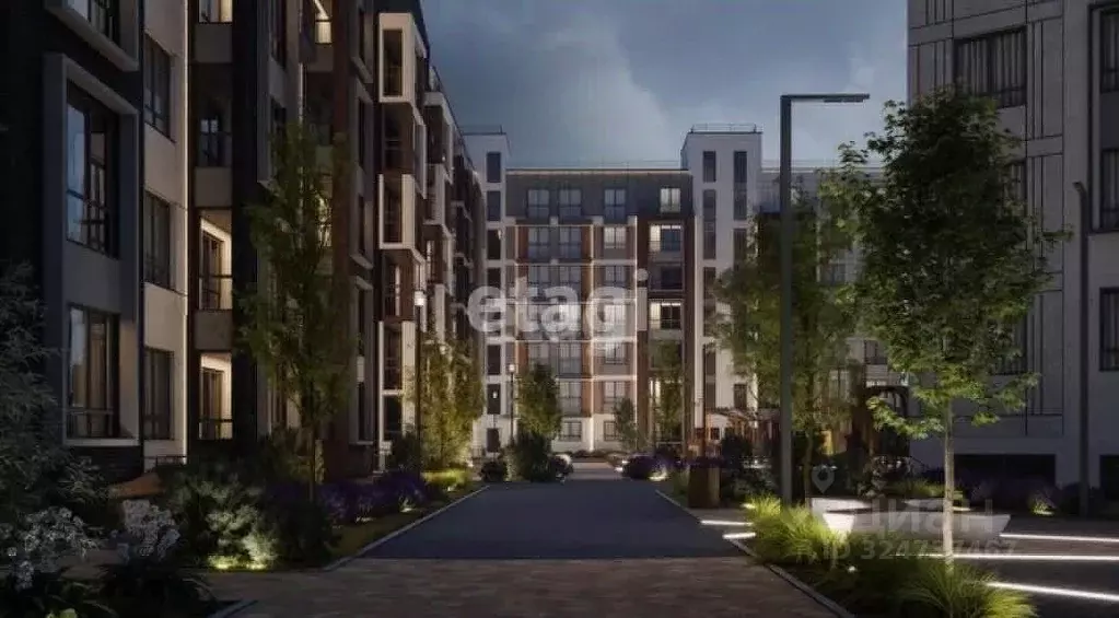 1-к кв. Калининградская область, Гурьевский муниципальный округ, пос. ... - Фото 1