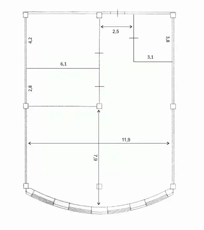 Офис в Новосибирская область, Новосибирск ул. Крылова, 36 (179 м) - Фото 1