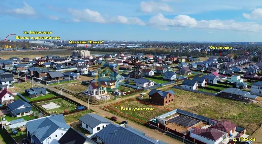 Участок в Ленинградская область, Ломоносовский район, Аннинское ... - Фото 1