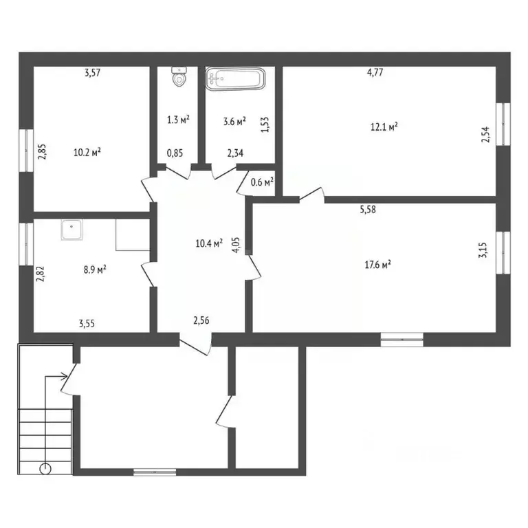 Дом в Амурская область, с. Ивановка пер. Высокий, 1 (82 м) - Фото 1