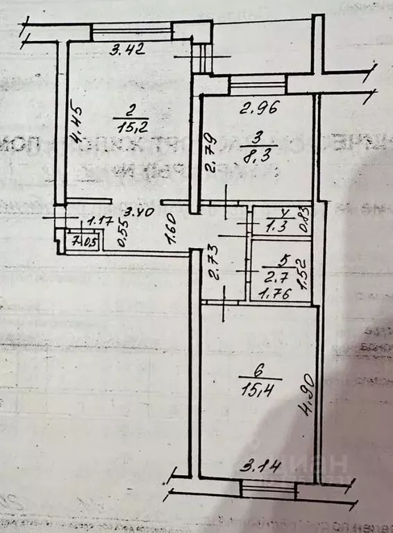 2-к кв. Башкортостан, Салават ул. Калинина, 66А (51.8 м) - Фото 2