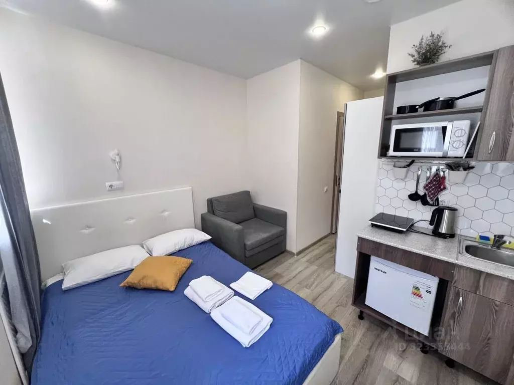 Студия Санкт-Петербург ул. Черняховского, 52 (14.7 м) - Фото 2