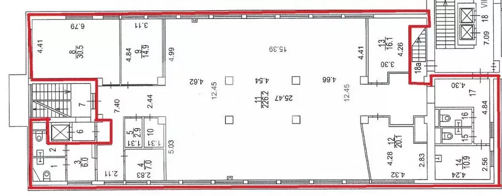 Помещение свободного назначения в Москва Чапаевский пер., 14 (416 м) - Фото 2