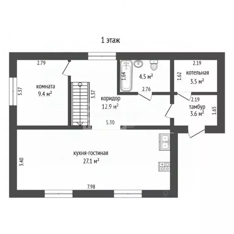 Дом в Ханты-Мансийский АО, Сургутский район, Солнечный с/пос, ... - Фото 2