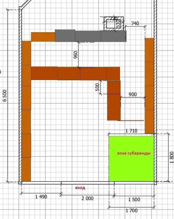 Торговая площадь в Санкт-Петербург просп. Большевиков, 27 (6 м) - Фото 2