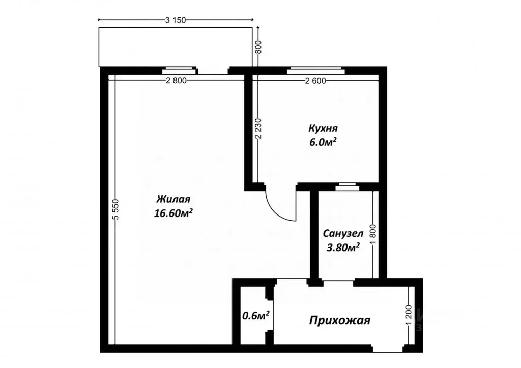 1-к кв. Кабардино-Балкария, Нарткала Урванский район, ул. Бозиева ... - Фото 2