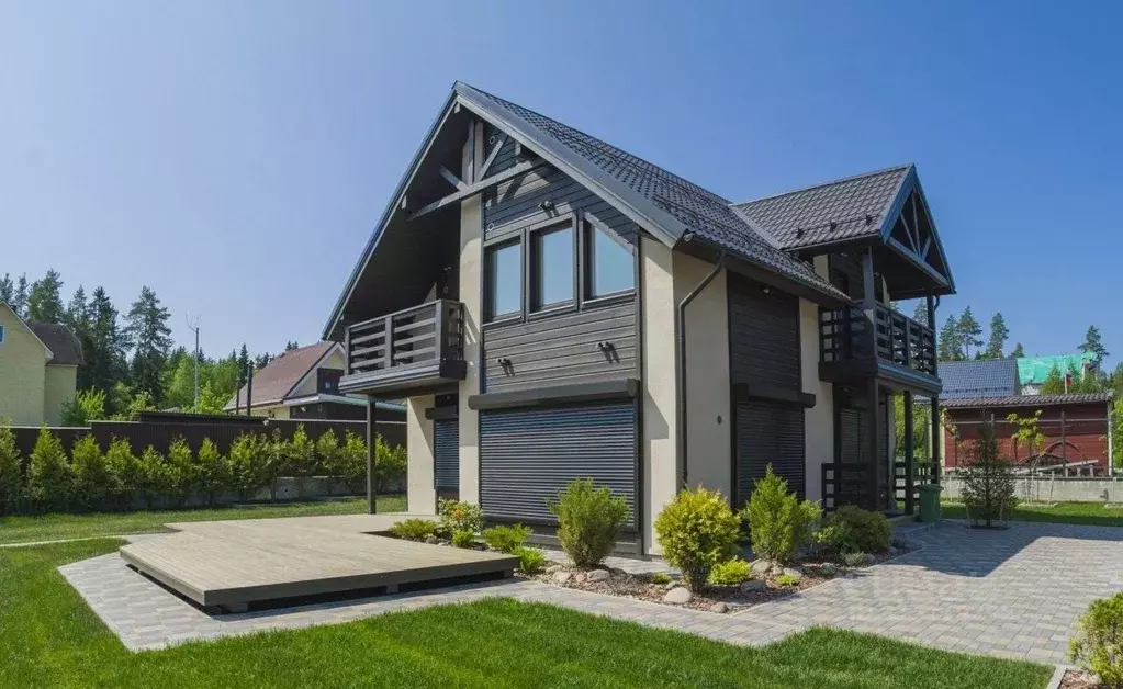 Дом в Ленинградская область, Всеволожский район, Агалатовское с/пос, ... - Фото 1