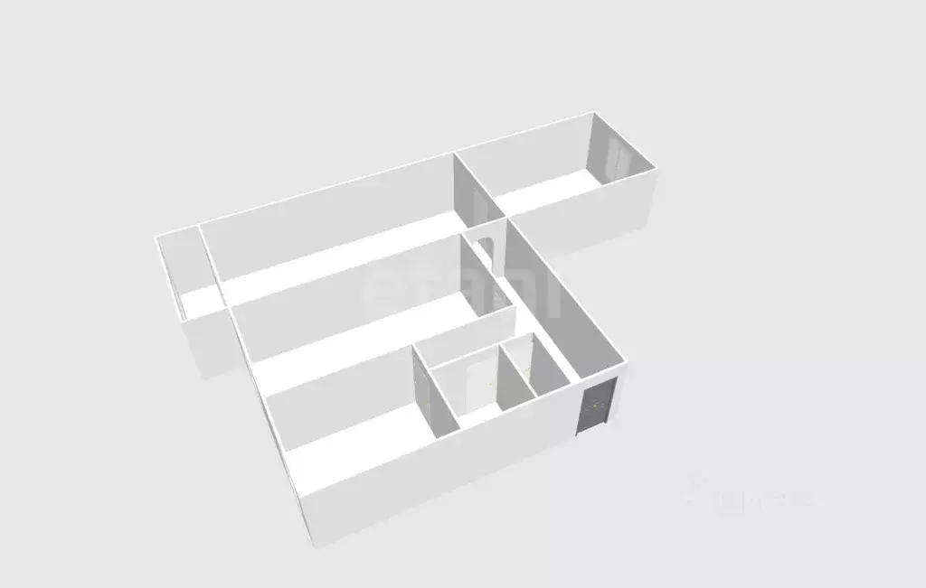 3-к кв. Сахалинская область, Южно-Сахалинск Амурская ул., 4 (57.7 м) - Фото 2