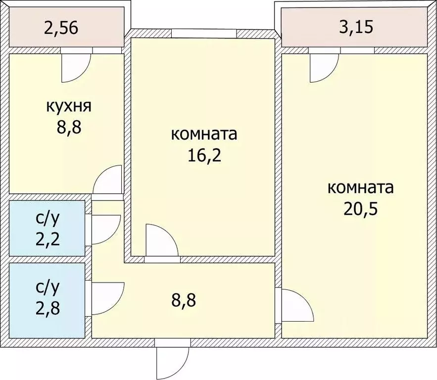 3-к кв. Краснодарский край, Краснодар Имени Петра Метальникова мкр, ... - Фото 0
