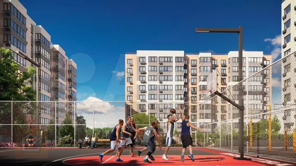 1-к. квартира, 43,5 м, 5/9 эт. - Фото 1
