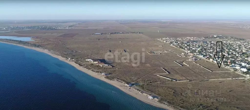 Участок в Крым, Сакский район, с. Уютное ул. Ивана Айвазовского, 7 ... - Фото 1