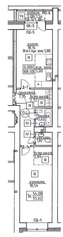 1-к кв. Томская область, Томск Сибирская ул., 74 (55.62 м) - Фото 0