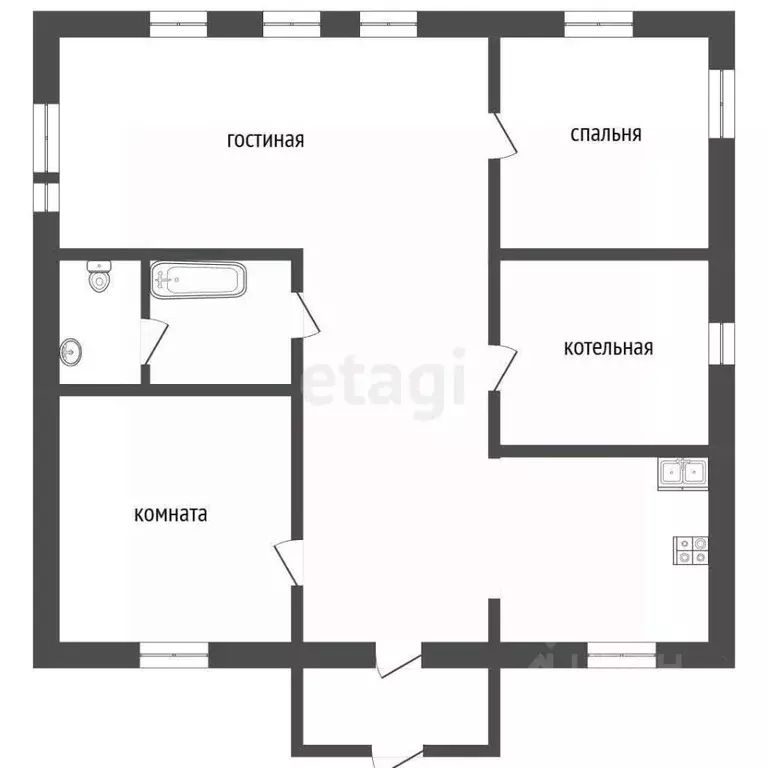 Дом в Тюменская область, Нижнетавдинский муниципальный округ, с. ... - Фото 2
