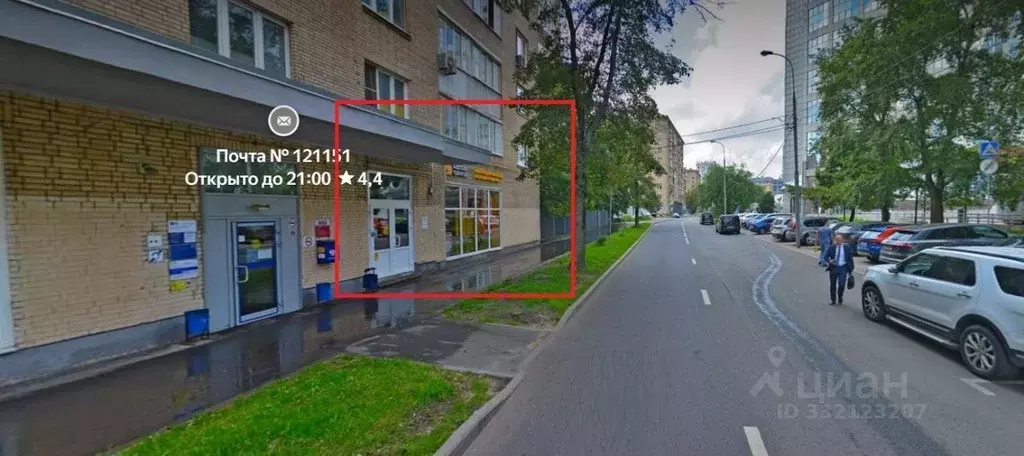 Помещение свободного назначения в Москва Кутузовский просп., 22к2 (166 ... - Фото 1
