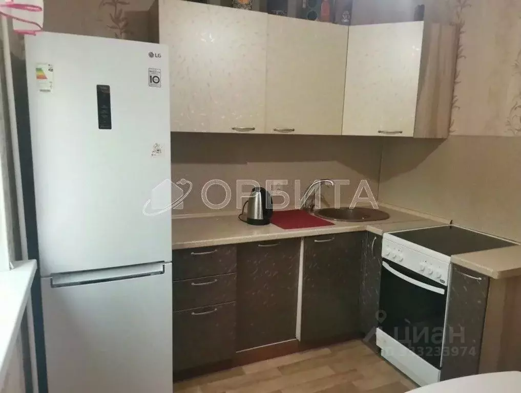 1-к кв. Тюменская область, Тюмень ул. Пермякова, 53 (33.0 м) - Фото 2